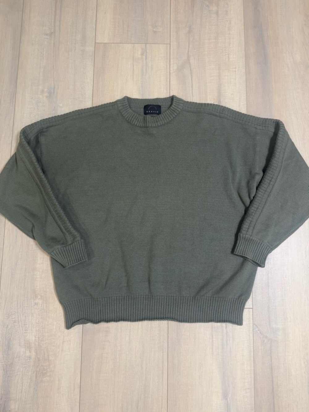 Bogner Vintage Olive Green Wool Blend Sweater size XL